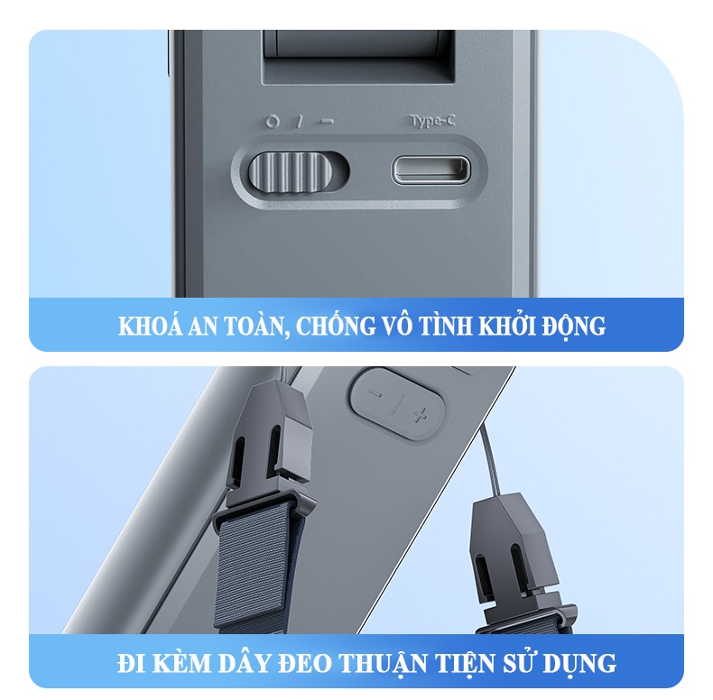 Tiross TS3422 khóa an toàn và dây đeo